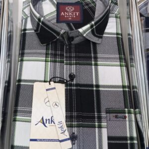 Lafer checks print men's shirts / lohpath